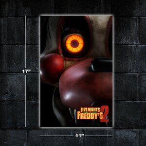 Five Nights at Freddy's 2 movie poster - 11x17 art print merch fnaf foxy mangle